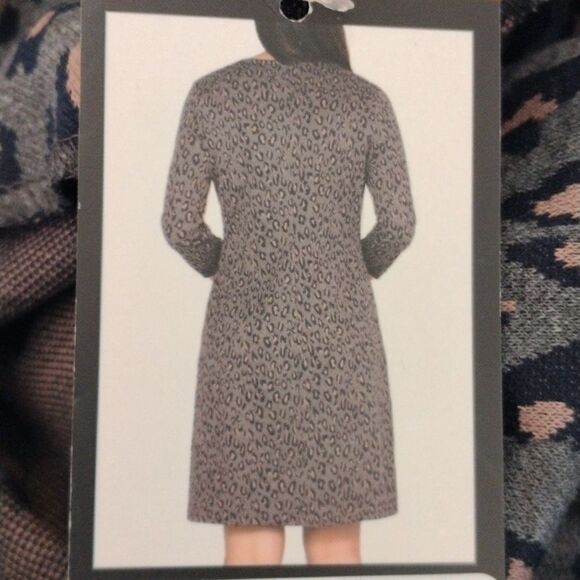 NWT Nicole Miller Original Knit Animal Print Dress - Picture 10 of 11